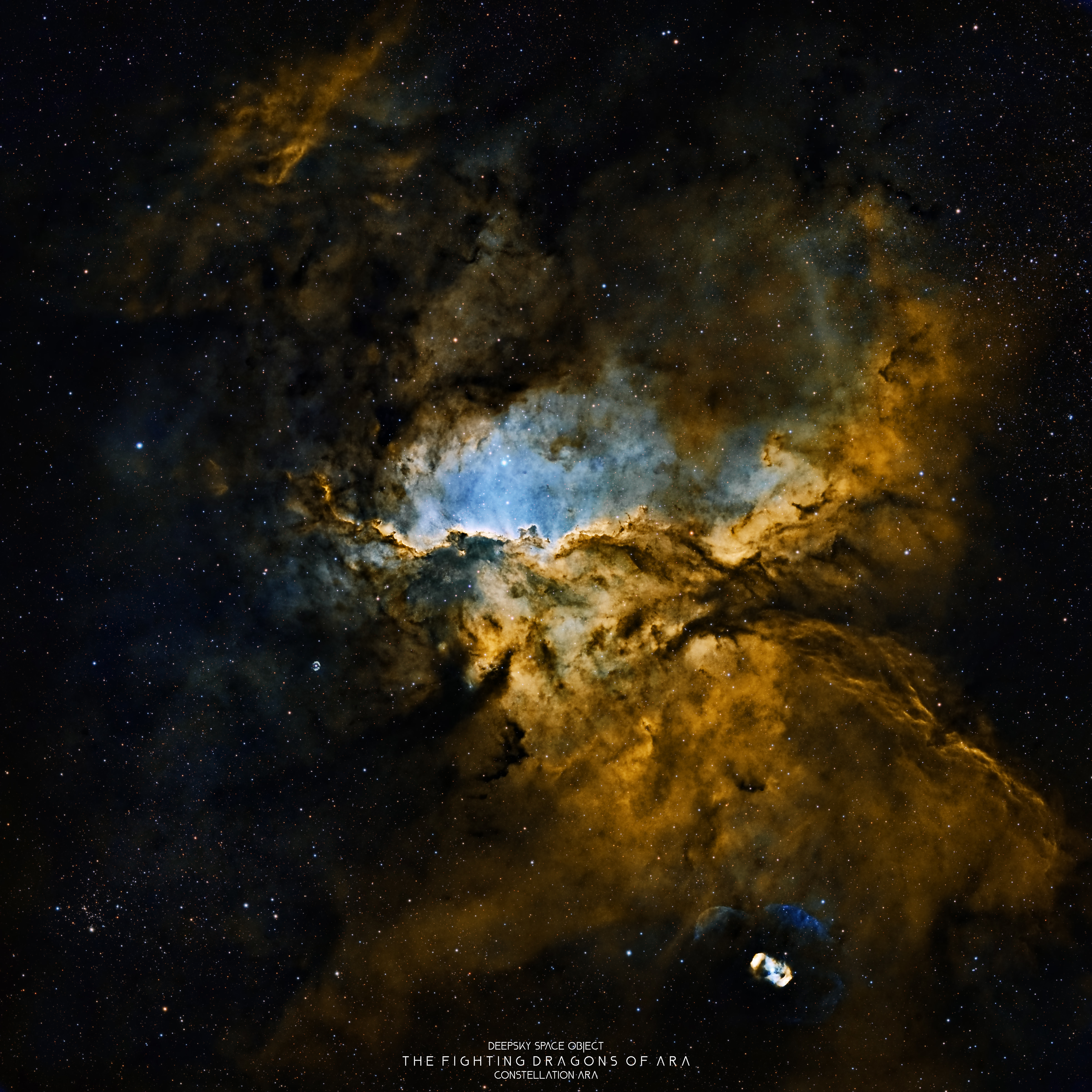 NGC6188 FightingDragonsOfAra LRGBSHO RemoteTelescope 762mm V2 web3930